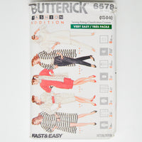Butterick 6578 Jaket, Dress, Tunic, Top, Skirt, Pants + Scarf Sewing Pattern - Sizes XS-M
