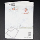 Little Vogue 2878 Infant's Dress, Coat, Bonnet, PIllow Sham + Blanket Sewing Pattern - One Size