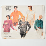 Vogue's Basic Design 1397 Blouse Sewing Pattern - Size 8