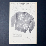 Knit O Graf No. 905 Sweater Knitting Pattern - Size 12-18