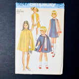 Simplicity 9247 Girl's Dress, Cape, + Scarf Sewing Pattern - Size 10