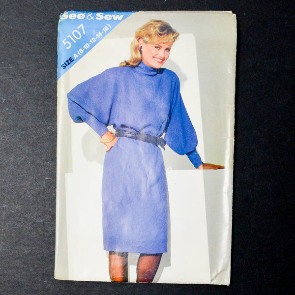 See + Sew 5107 Dress Sewing Pattern - Size A (8-16)