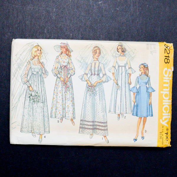 Simplicity 9218 Bridesmaid + Wedding Dress Sewing Pattern - Size 12 Make & Mend Simplicity 9218 Bridesmaid + Wedding Dress Sewing Pattern - Size 12 Make & Mend