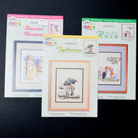 Color Charts Cross Stitch Pattern Bundle - Set of 3