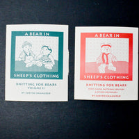 Sheep's Clothing Knitting for Bears Knitting Pattern Booklets - Set of 2