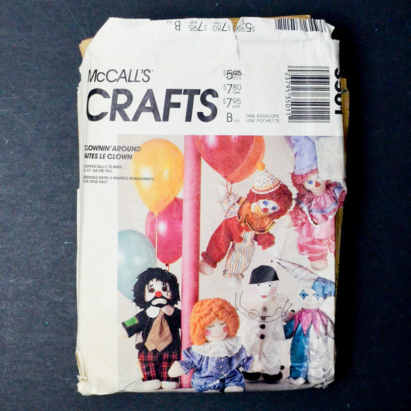 McCall's Crafts 3501 Clowning Around Sewing Pattern
