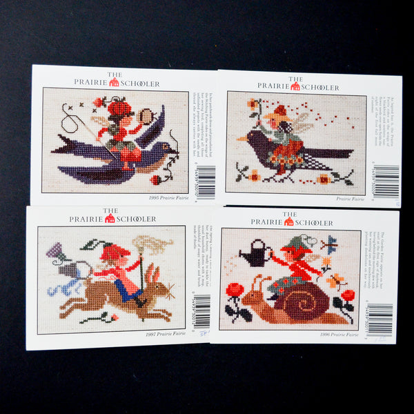 The Prairie Schooler Prairie Fairies Cross Stitch Pattern Bundle - Set of 4