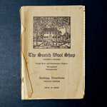 The Scotch Wool Shop Knitting Directions Twelfth Edition Booklet
