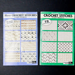 Beginner's Guide Crochet Stitches Booklets - Set of 2