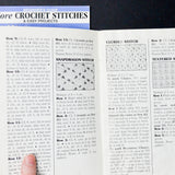 Beginner's Guide Crochet Stitches Booklets - Set of 2