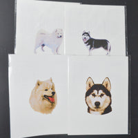 Husky & Samoyed Cross Stitch Pattern Bundle - Set of 4