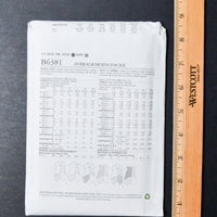 Butterick B6381 Misses Vest Sewing Pattern - Size ZZ (L-XXL)