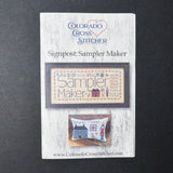 Colorado Cross Stitcher Signpost Sampler Maker + Pincushion Pattern Booklet