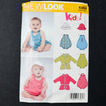 New Look 6366 Kids Sewing Pattern - Size A (NB-L)