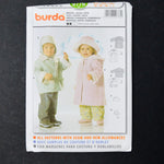Burda 9776 Toddler Coat, Jacket + Hat Sewing Pattern