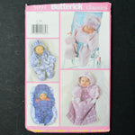 Butterick 5091 Infant Bunting + Hat Sewing Pattern - (L-XL)