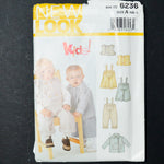 New Look 6236 Kids Clothing Sewing Pattern - Size A (NB-L)