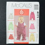 McCall's 4171 Infant Jumpsuit Sewing Pattern - All Sizes