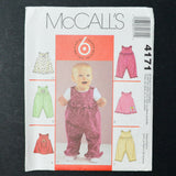 McCall's 4171 Infant Jumpsuit Sewing Pattern - All Sizes