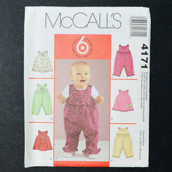McCall's 4171 Infant Jumpsuit Sewing Pattern - All Sizes