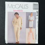 McCall's 2619 Jacket, Pants, Skirt + Flower Sewing Pattern - Size FW (18-22)