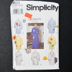 Simplicity 9853 Robe Sewing Pattern  - Size AA (XS-M)