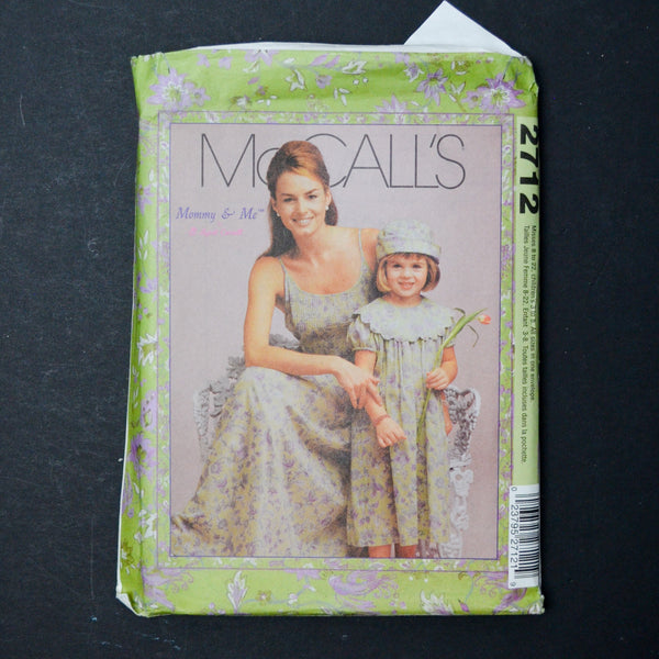 McCall's 2712 Mommy + Me by April Cornell Dress Sewing Pattern