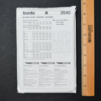 Burda Unisex Blouson Jacket Sewing Pattern - Women's 12-22 or Men's 34-44