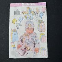 Butterick 5713 Infants' Jacket, Overalls, Pants, Hat + Mittens Sewing Pattern - L-XL