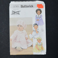 Butterick 3785 Infants' Coat, Dress + Hat Sewing Pattern - One Size