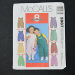 McCall's 2887 Infants' Jumpsuit with Snap Crotch Sewing Pattern - All Sizes
