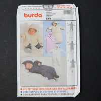 Burda 9876 Overall Sewing Pattern - 1M-18M