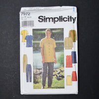 Simplicity 7972 Tunic, Skirt + Pants Sewing Pattern - Size H (6-10)