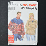 Simplicity 9855 Top Sewing Pattern - Size A (XS-XL)