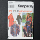 Simplicity 9223 Cape + Wrap Sewing Pattern - One Size