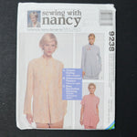 McCall's Sewing with Nancy 9238 Top Sewing Pattern - Sizes 8-22