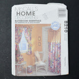 McCall's Home Decorating 8210 Bathroom Essentials Sewing Pattern