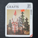 McCall's Crafts 8947 Tall Slim Santa + Trees Sewing Pattern