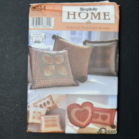Simplicity Home 9044 Chenille Technique Pillows Sewing Pattern