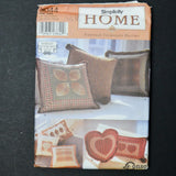 Simplicity Home 9044 Chenille Technique Pillows Sewing Pattern