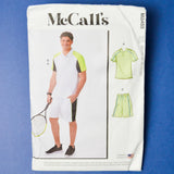 McCall's M8485 Men's Knit Tops + Shorts Sewing Pattern - Size BB (44-52)