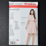 Simplicity 8047 Misses'/Miss Petite Dress in Three Lengths Sewing Pattern Size H5 (6-14)