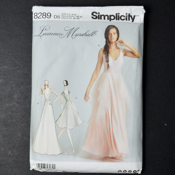 Simplicity 8289 Misses' Special Occasion Dresses Sewing Pattern - Size D5 (4-12)