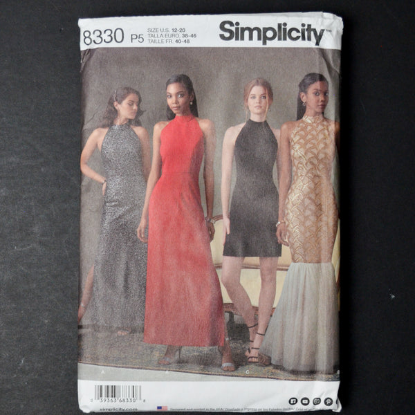 Simplicity 8330 Misses' Dress Sewing Pattern Size D5 (4-12)