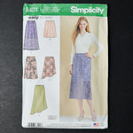 Simplicity 8421 Misses' Skirt and Asymmetrical Bias Skirt Sewing Pattern Size U5 (16-24)