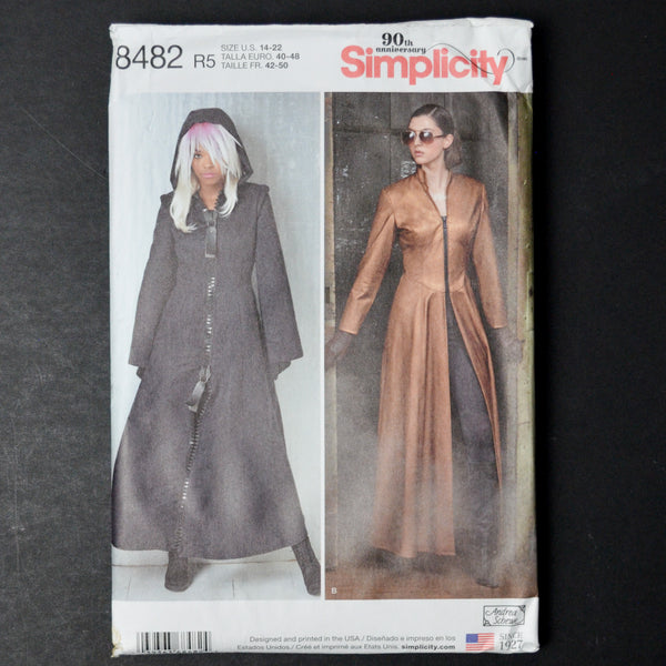 Simplicity 8482 Misses' Costume Coats Sewing Pattern - Size R5 (14-22)