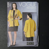Vogue V1493 Misses' Jacket Sewing Pattern - Size Y (XS-M)