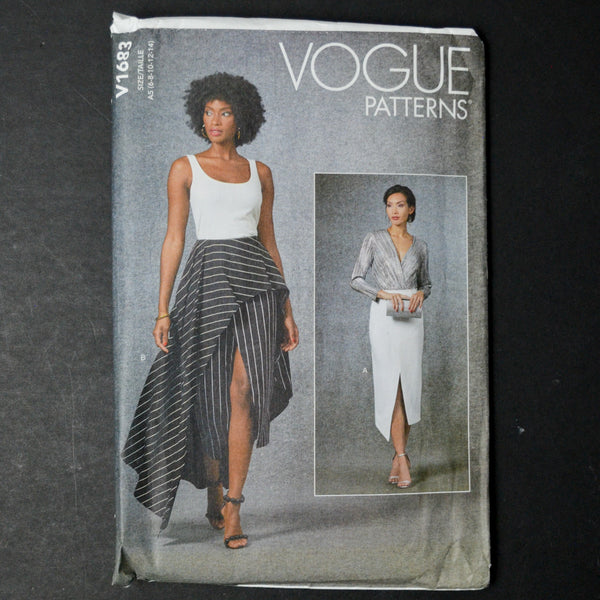 Vogue V1683 Misses' Skirt Sewing Pattern - Size A5 (6-14)