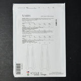 Vogue V1691 Misses' Dress Sewing Pattern - Size A (S-XXL)