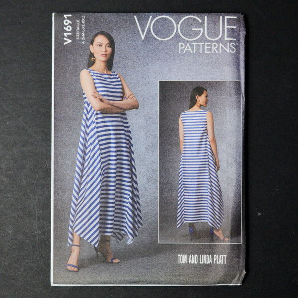 Vogue V1691 Misses' Dress Sewing Pattern - Size A (S-XXL)